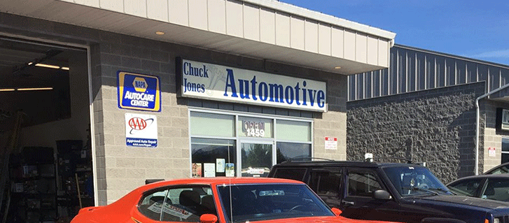Auto Repair Shop Sign in Woodland, WA | Chuck Jones Automotive
